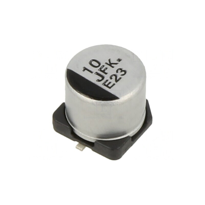 Condensator electrolitic SMD 10uF 63VDC | Electronic-mag.ro | Componente Electronice