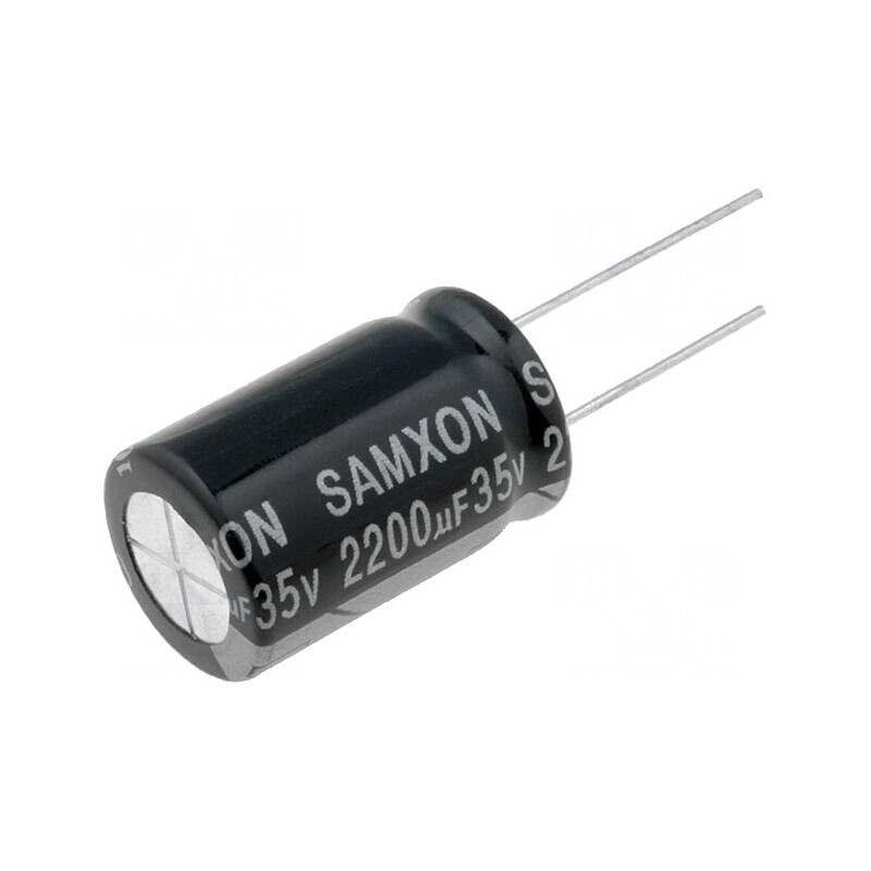 Condensator Electrolitic Low ESR 2200uF 35V THT Ø16x25mm | Electronic-mag.ro | Componente Electronice