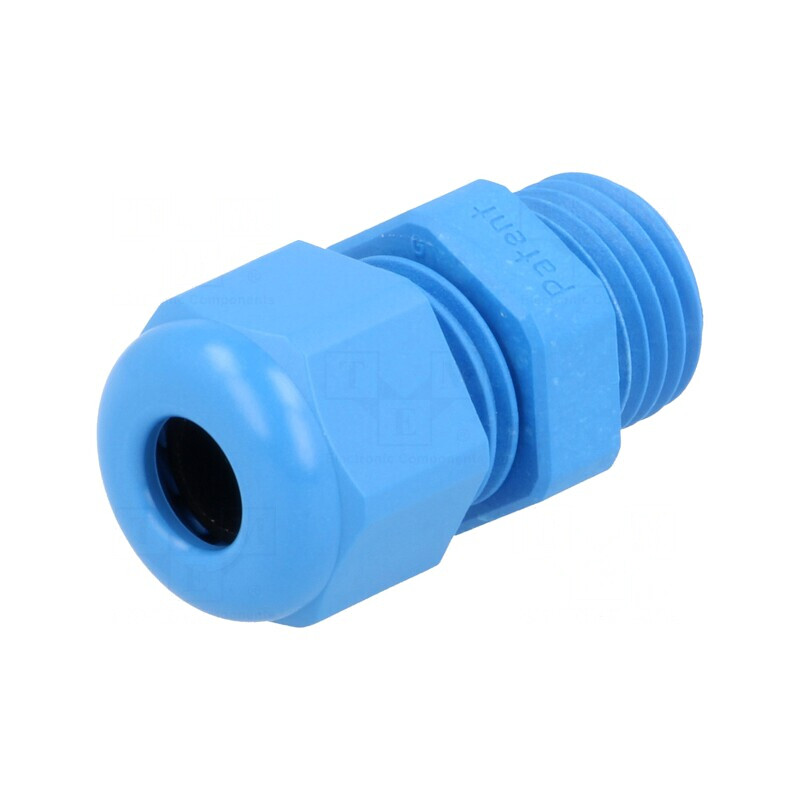 Garnitură etanșare PG7 IP68 albastră poliamidă | Electronic-mag.ro | Componente Electronice