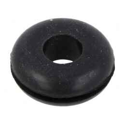 Manșon de Montaj din Gumă Neagră 14,27mm x 7,92mm | Electronic-mag.ro | Componente Electronice