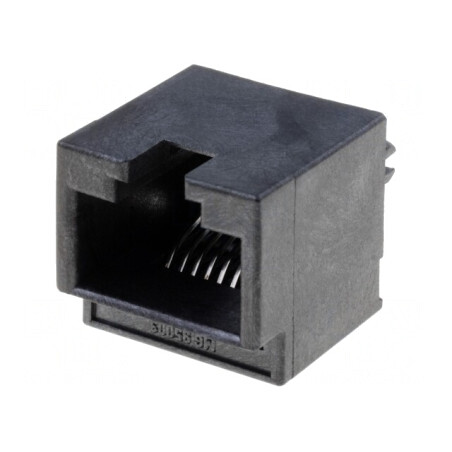 Soclu RJ45 8p8c PCB THT Cat 3 Aurit | Electronic-mag.ro | Componente Electronice