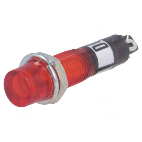 Lampă de control cu bec concav 12VDC pentru lipit | Electronic-mag.ro | Componente Electronice