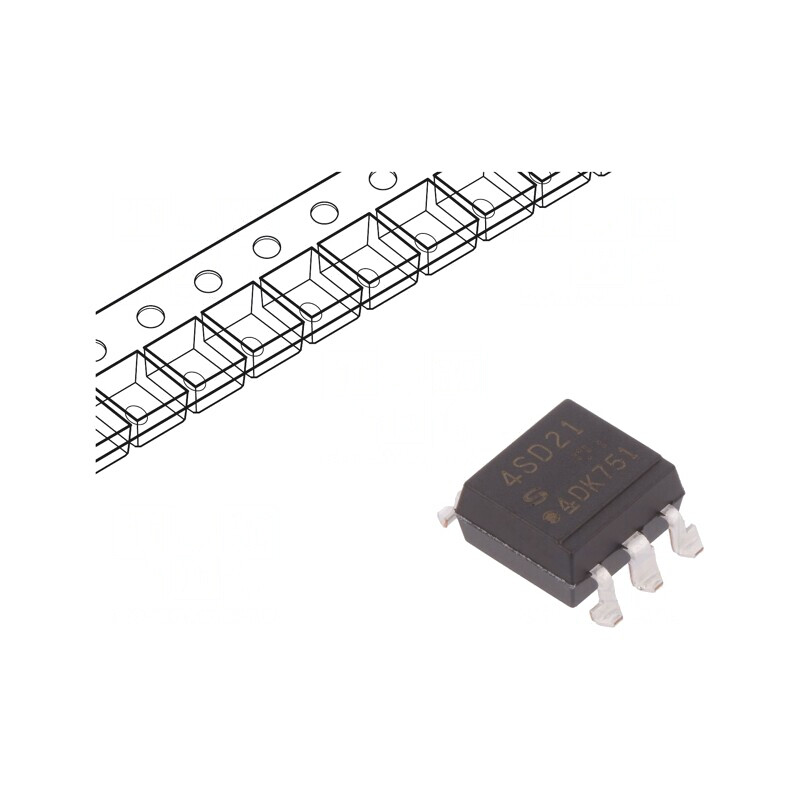 Optotriac 5kV Circuit de Comutare în Zero 6 Canale Gull Wing | Electronic-mag.ro | Componente Electronice