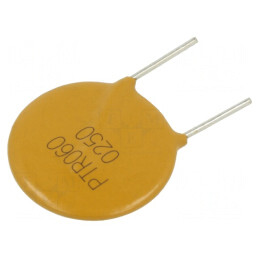 Siguranță Polimerică PTC 2.5A 40A THT PTR060V | Electronic-mag.ro | Componente Electronice