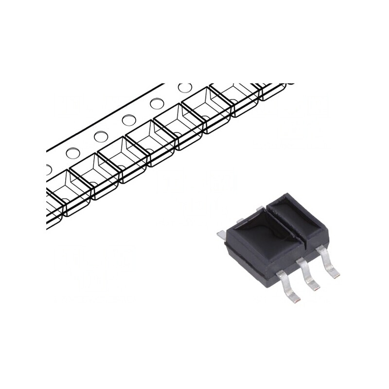 Optocuplor cu Fanta de 3,4mm și Ieșire pe Tranzistori 16V | Electronic-mag.ro | Componente Electronice