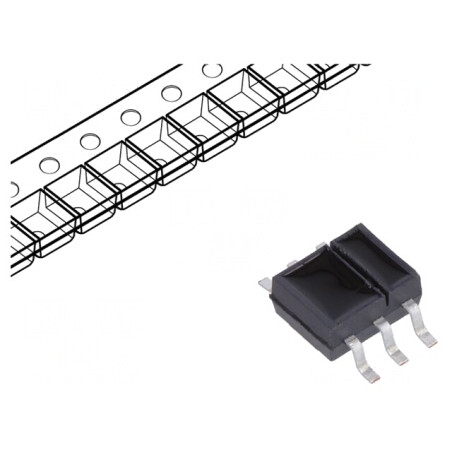Optocuplor cu Fanta de 3,4mm și Ieșire pe Tranzistori 16V | Electronic-mag.ro | Componente Electronice