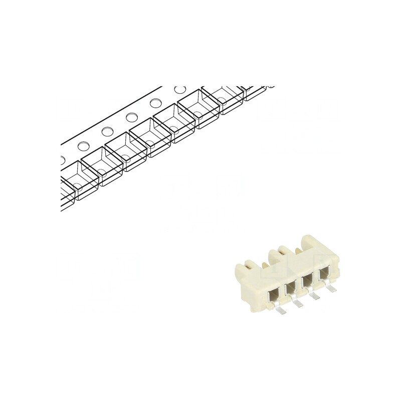 Soclu Conector Cablu-Cablu/PCB Rotaconnect 3mm 4 PIN SMT 5A | Electronic-mag.ro | Componente Electronice Soclu Conector Cablu-Cablu/PCB Rotaconnect 3mm 4 PIN SMT 5A | Electronic-mag.ro | Componente Electronice