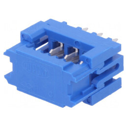 Adaptor IDC 6 PIN THT pentru cablu-bandă 1,27mm | Electronic-mag.ro | Componente Electronice