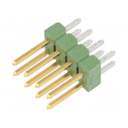 Şir Pini Tată 8P 2.54mm Drept AMPMODU MOD II | Electronic-mag.ro | Componente Electronice