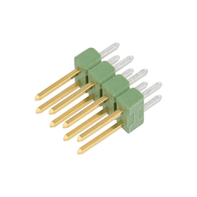 Şir Pini Tată 8P 2.54mm Drept AMPMODU MOD II | Electronic-mag.ro | Componente Electronice