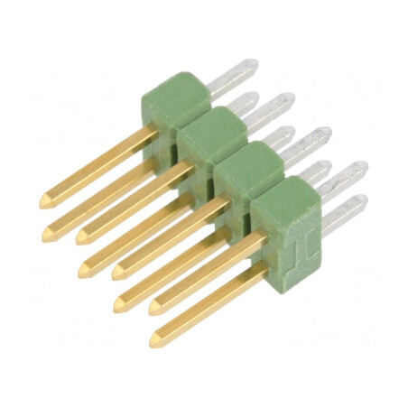 Şir Pini Tată 8P 2.54mm Drept AMPMODU MOD II | Electronic-mag.ro | Componente Electronice