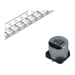 Condensator hibrid 10uF 63VDC SMD | Electronic-mag.ro | Componente Electronice
