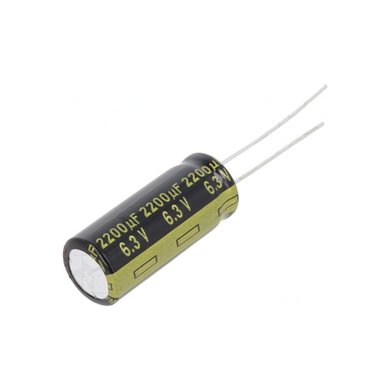 Condensator Electrolitic Low ESR THT 2200uF 6.3V 10x25mm | Electronic-mag.ro | Componente Electronice