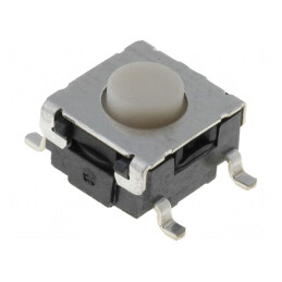 Microîntrerupător TACT SPST-NO 0,05A 24V SMT | Electronic-mag.ro | Componente Electronice