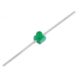 LED Verde Axial 1,65mm THT