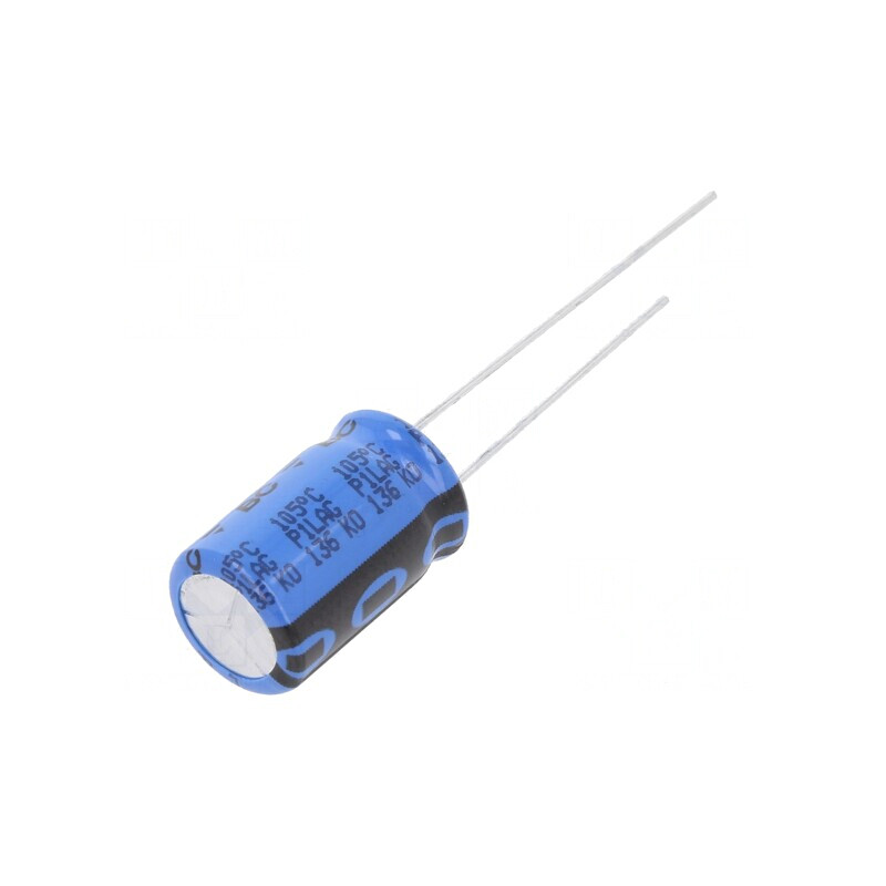 Condensator Electrolitic THT 220uF 35V 10x16mm 5mm Raster | Electronic-mag.ro | Componente Electronice