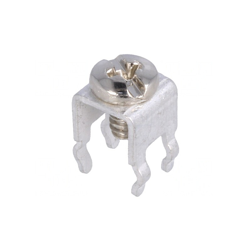 Terminal cu Șurub Argintiu THT | Electronic-mag.ro | Componente Electronice