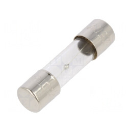 Siguranță întârziere 4A 250V sticlă 5x20mm alamă | Electronic-mag.ro | Componente Electronice