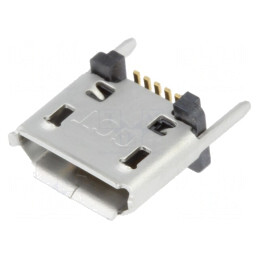 Soclu USB B Micro Vertical 5 PIN USB 2.0 1.8A | Electronic-mag.ro | Componente Electronice