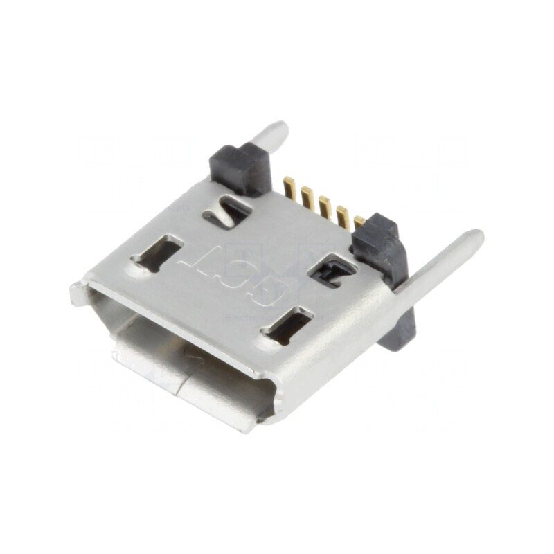 Soclu USB B Micro Vertical 5 PIN USB 2.0 1.8A | Electronic-mag.ro | Componente Electronice