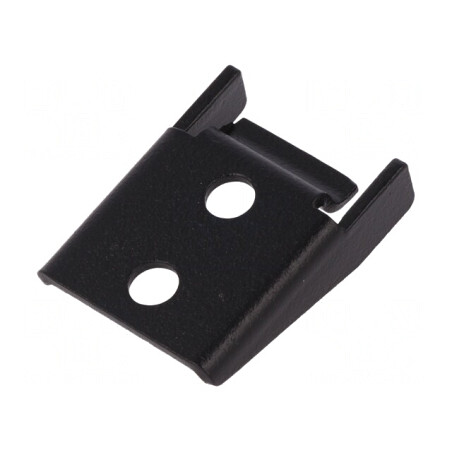 Clemă Oțel Zincată Neagră 23.5mm x 32.5mm | Electronic-mag.ro | Componente Electronice