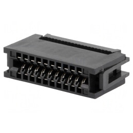 Conector Margine 20 PIN IDC pentru Cablu-Bandă 1,27mm Gold | Electronic-mag.ro | Componente Electronice