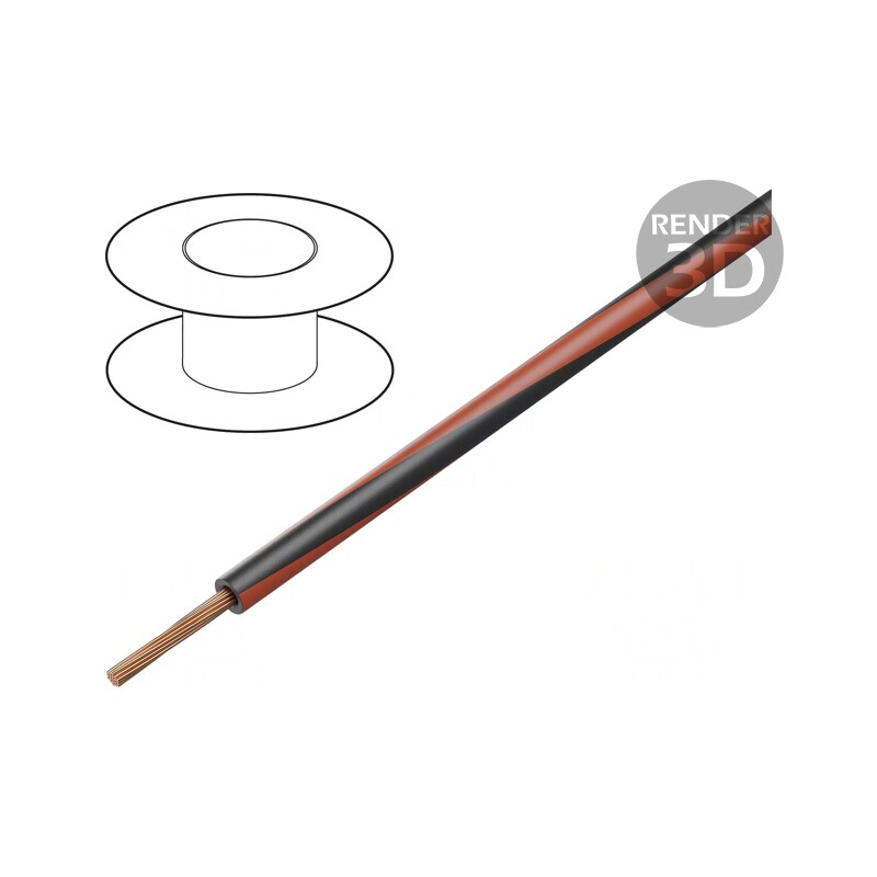 Cablu litat Cu 1mm2 PVC negru-roşu 300/500V Clasa 5 | Electronic-mag.ro | Componente Electronice Cablu litat Cu 1mm2 PVC negru-roşu 300/500V Clasa 5 | Electronic-mag.ro | Componente Electronice