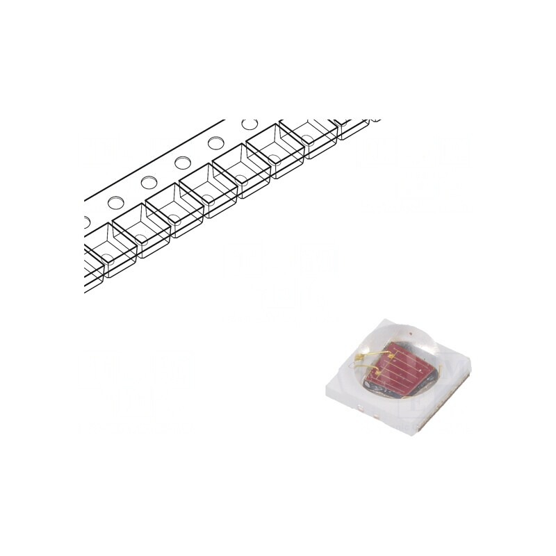 LED Cherry Red 130° 700mA 720-740nm 3W