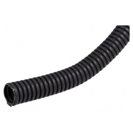 Tub de protecție PVC 25mm Gri Închis 50m | Electronic-mag.ro | Componente Electronice