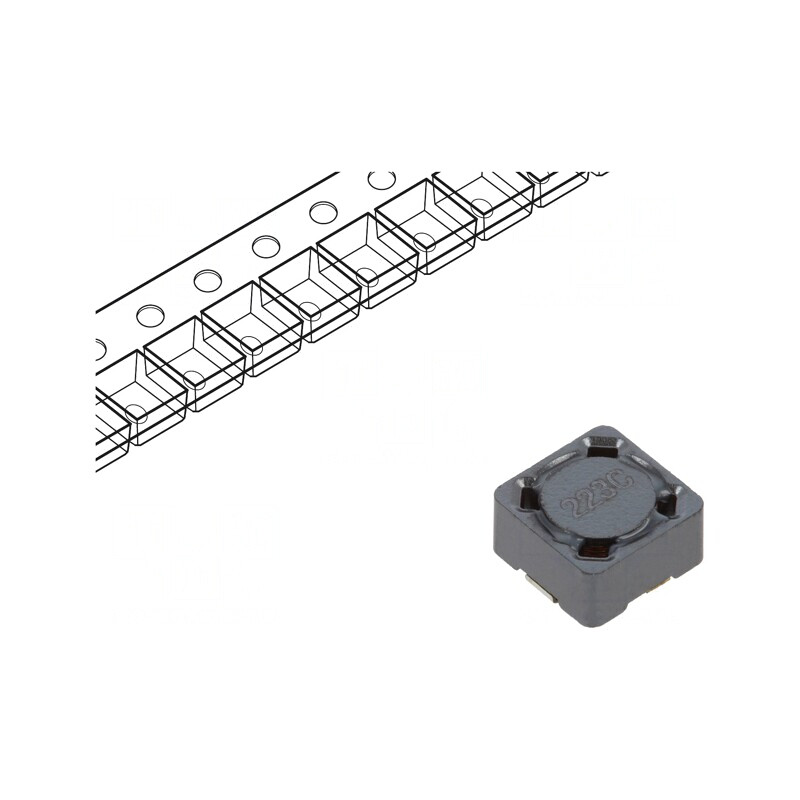 Inductor SMD 22uH 1800mA 7,3x7,3x4,55mm | Electronic-mag.ro | Componente Electronice