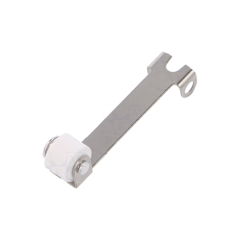 Manetă cu rolă 21,5mm argintie seria DC | Electronic-mag.ro | Componente Electronice