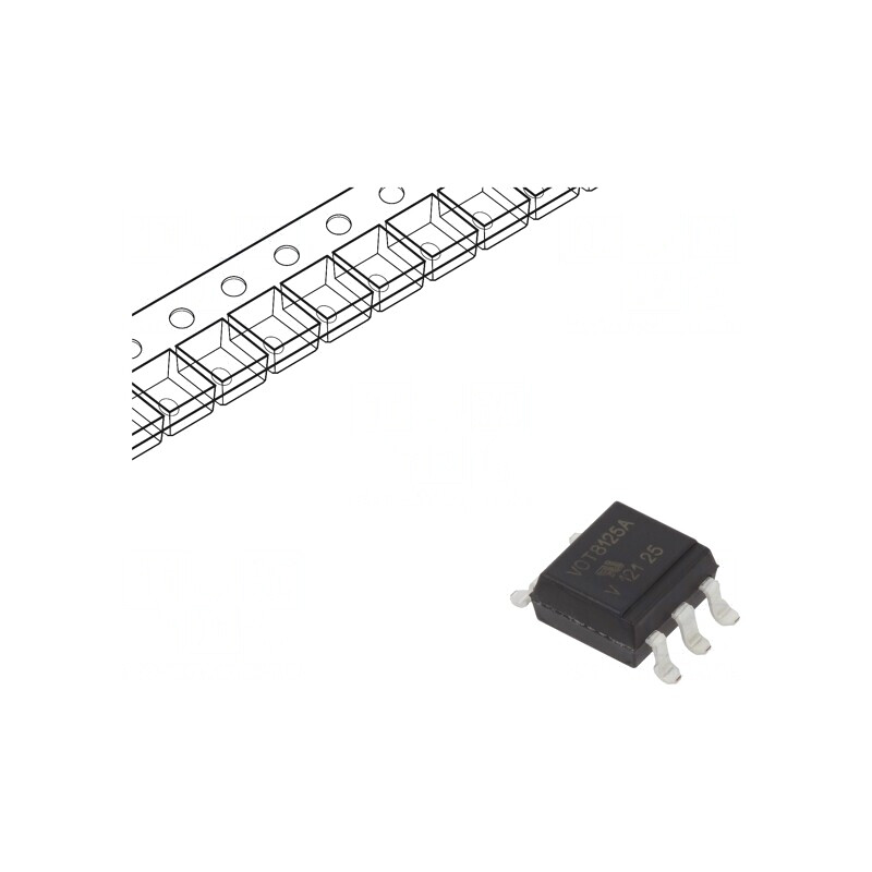 Optotriac 5kV SMD6 fără conectare la zero | Electronic-mag.ro | Componente Electronice