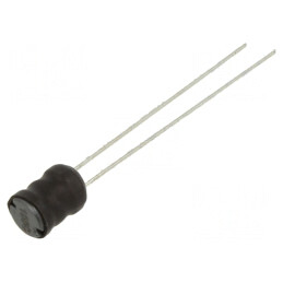 Inductor THT 1.5mH 130mA 6.49Ω ±10% 6.5x8.5mm Vertical
