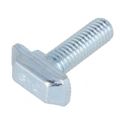 Șurub oțel zinc M6 8mm x 20mm pentru profile | Electronic-mag.ro | Componente Electronice