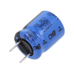 Condensator Electrolitic THT 100uF 50V 10x12mm 5mm | Electronic-mag.ro | Componente Electronice