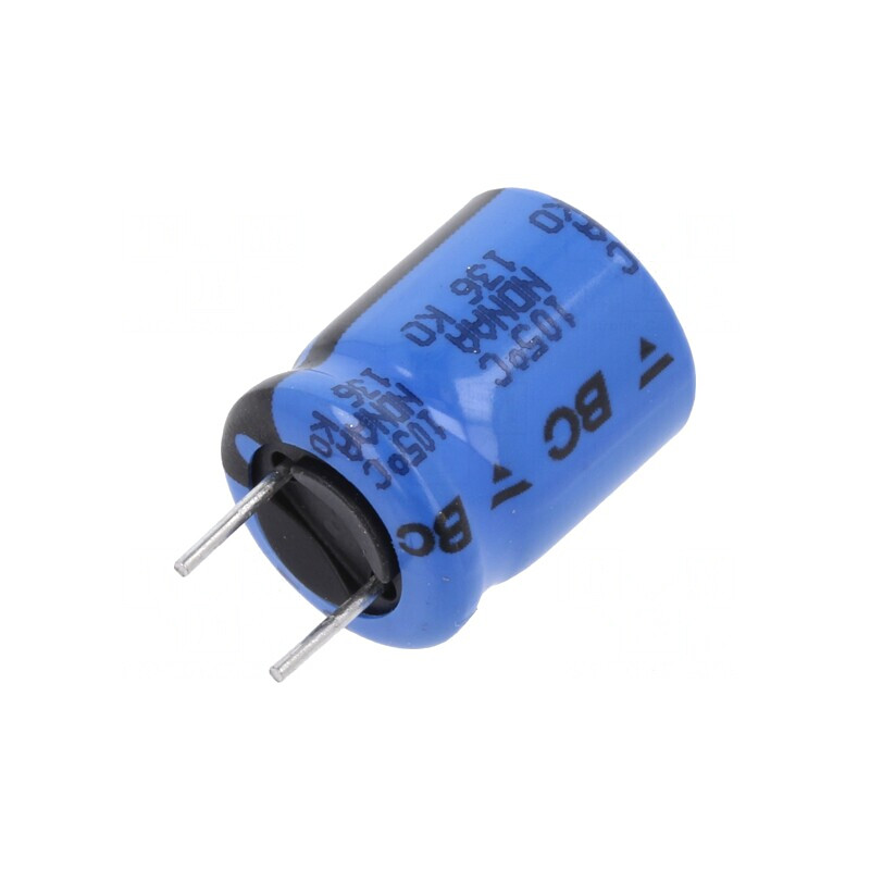 Condensator Electrolitic THT 100uF 50V 10x12mm 5mm | Electronic-mag.ro | Componente Electronice