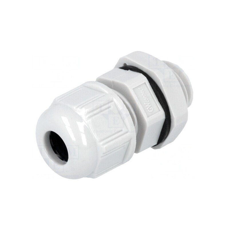 Garnitură de etanşare M12 poliamidă gri deschis | Electronic-mag.ro | Componente Electronice
