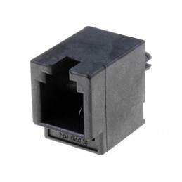 Soclu RJ9 4P4C Aurit pentru PCB THT | Electronic-mag.ro | Componente Electronice