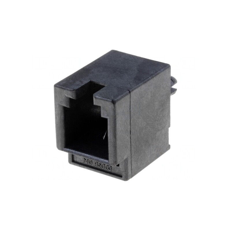 Soclu RJ9 4P4C Aurit pentru PCB THT | Electronic-mag.ro | Componente Electronice