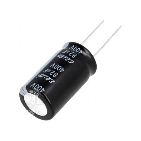 Condensator Electrolitic THT 82uF 400VDC | Electronic-mag.ro | Componente Electronice