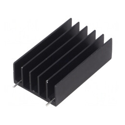 Radiator Extrudat Negru TO220/TO247 50x30x15mm | Electronic-mag.ro | Componente Electronice