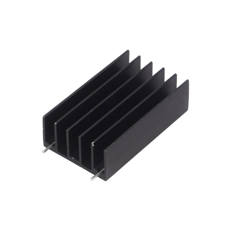Radiator Extrudat Negru TO220/TO247 50x30x15mm | Electronic-mag.ro | Componente Electronice