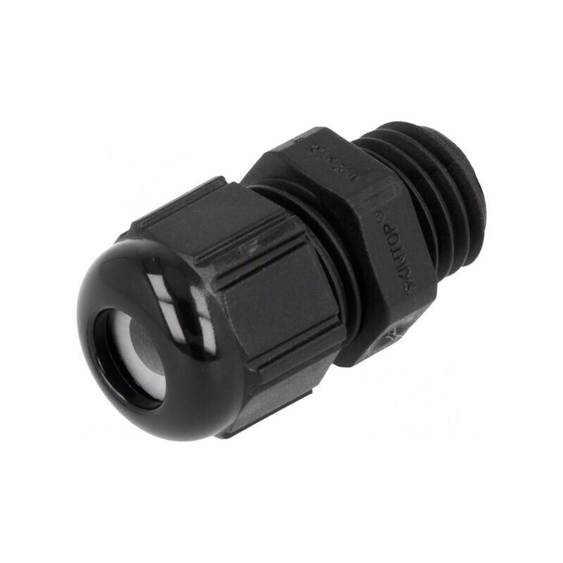 Garnitură de etanşare M12 poliamidă neagră | Electronic-mag.ro | Componente Electronice