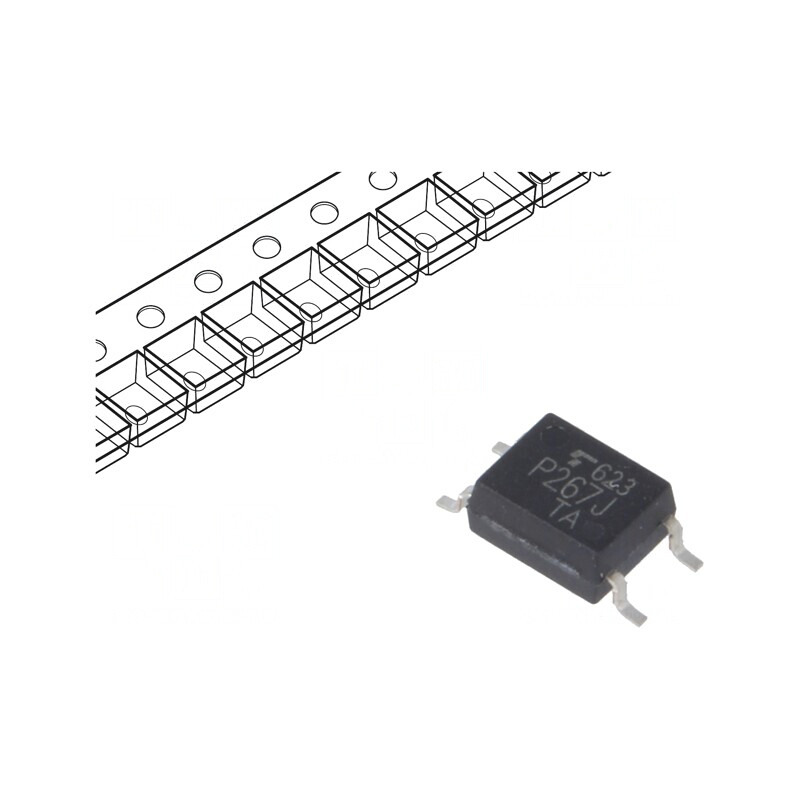Optotriac 3,75kV 600V | Electronic-mag.ro | Componente Electronice