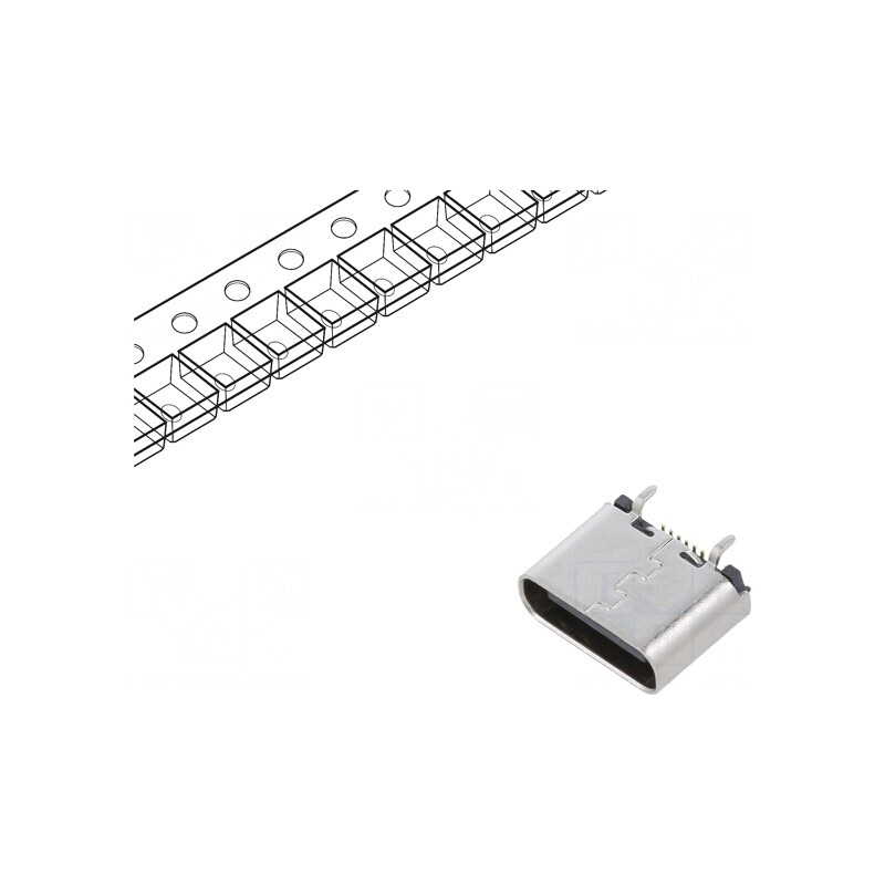 Soclu USB C Vertical Top Mount 5A USB 2.0 | Electronic-mag.ro | Componente Electronice Soclu USB C Vertical Top Mount 5A USB 2.0 | Electronic-mag.ro | Componente Electronice