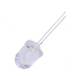 LED 10mm Roșie 2000mcd 2-2.5V