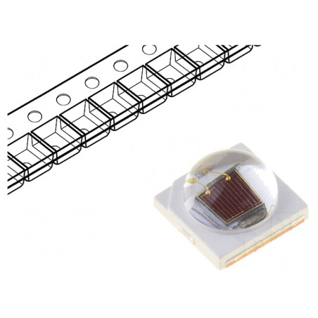LED Putere Cherry Red 130° 700mA 3535 SMD | Electronic-mag.ro | Componente Electronice