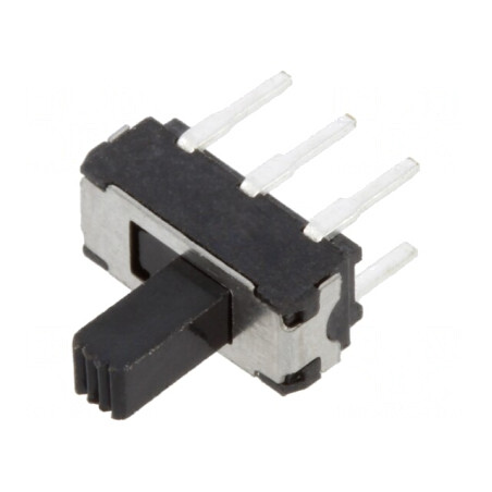 Comutator Glisant SPDT 0,3A 30VDC Montare PCB | Electronic-mag.ro | Componente Electronice