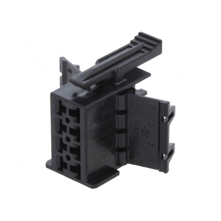 Conector cablu-cablu JPT 8 PIN negru mamă | Electronic-mag.ro | Componente Electronice