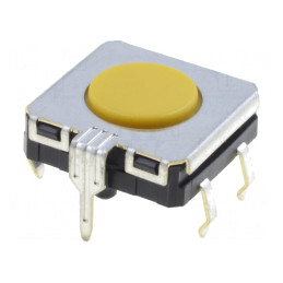 Microîntrerupător TACT SPST-NO 0,05A 24VDC THT | Electronic-mag.ro | Componente Electronice